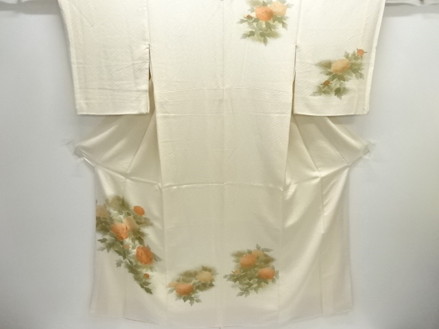 牡丹模様刺繍訪問着